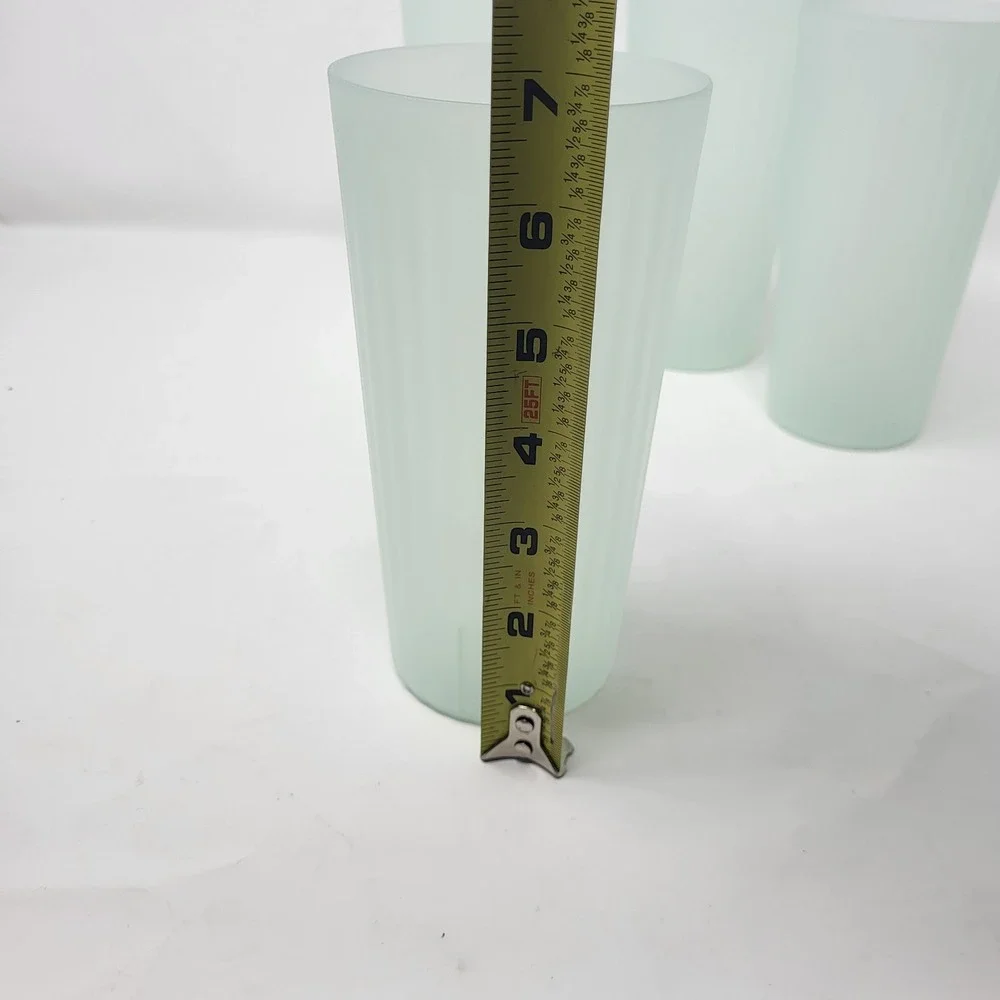 4 Target Tumblers Plastic 24 Oz. Light‎ Mint Green Indoor Outdoor Picnic Camping